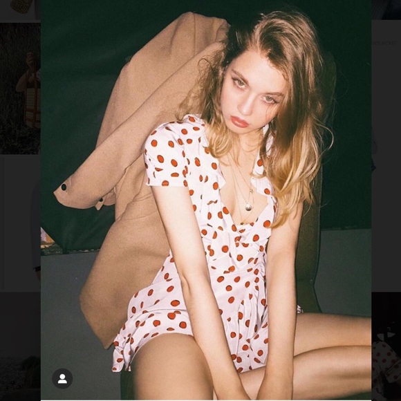 COPY - Realisationpar 100% silk polka dot wrap dr… - Picture 3 of 8